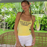 Y2K Graphic Text Tank Top – MAUVSTUDIO®