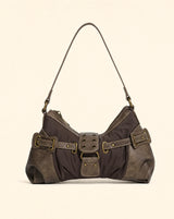 Y2K Rivet PU Leather Shoulder Bag