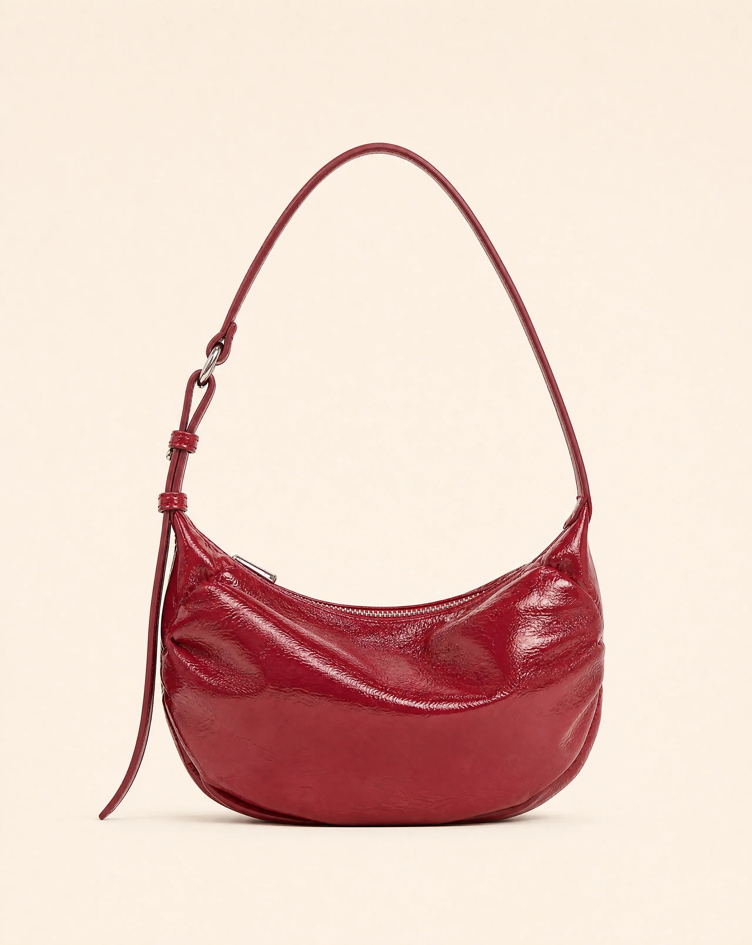 Y2K Ruched Cloud Shoulder Dumpling Bag