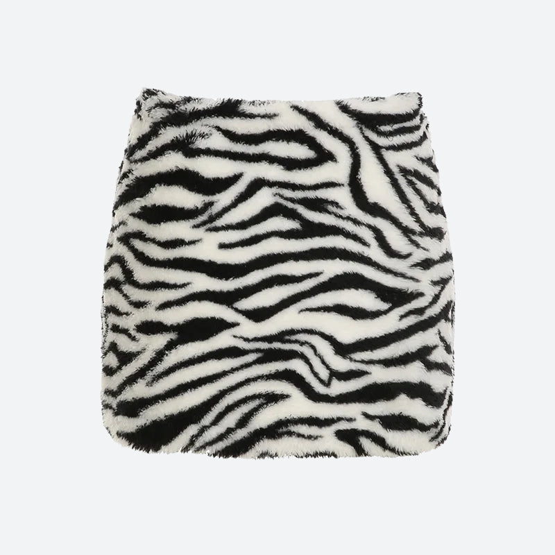 , Y2K skirt styled with a crop top