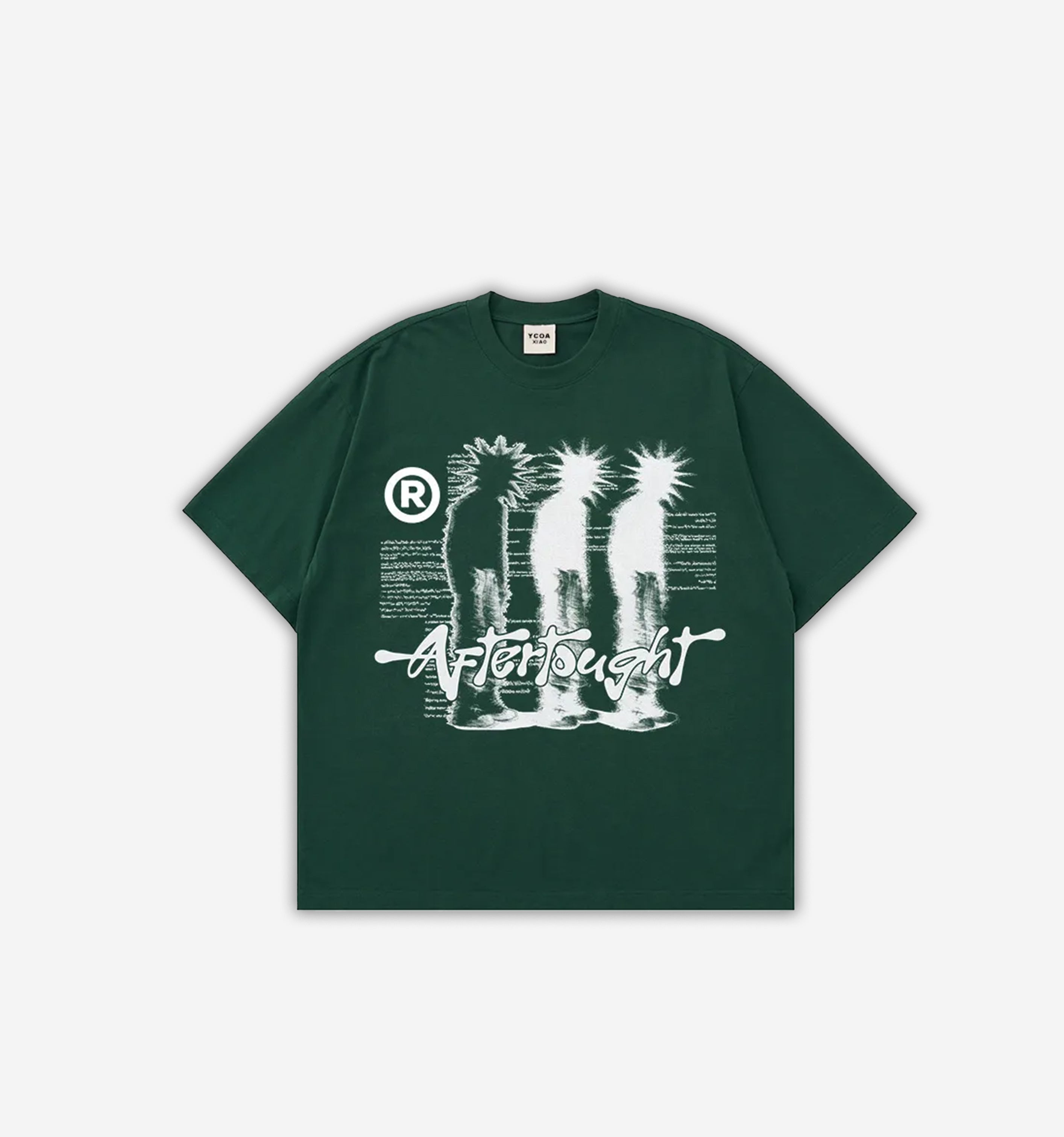 Y2K Aftertought Graphic T-Shirt-Tee-Green-S-MAUV STUDIO®